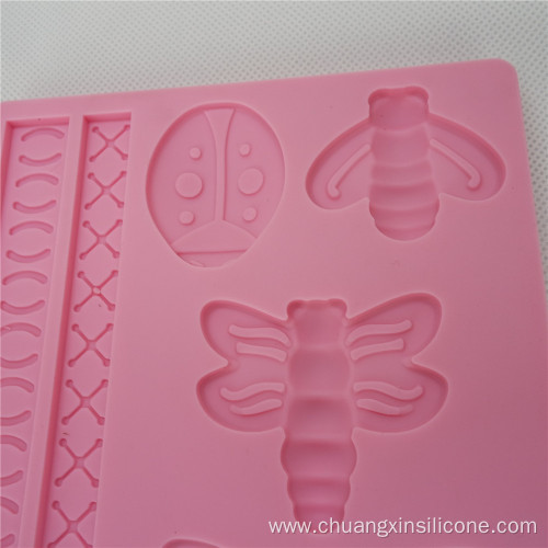Silicone Bakeware Tool Cake Decoration Mould Insect Design
